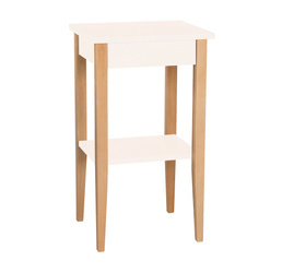 ENTLIK Beistelltisch Breit 40x35xH70cm Perlweiß