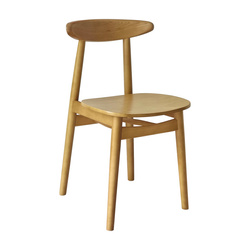 Solid wood dining chair beechwood Biju Oak