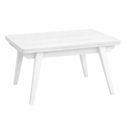 Coffee table with lift top Envelope 90x65cm | white stained ash