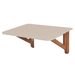 KLAPP Klappbarer Wandtisch 60x70cm Eiche Braun Beige