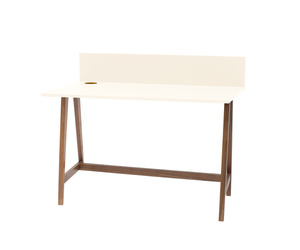 LUKA Writing Desk 110x50cm Chalk White