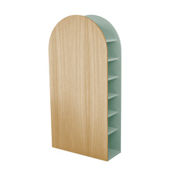 JUBI Narrow Shoe Cabinet 65x25cm Sage Green