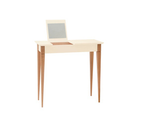 MIMO Dressing Table with Mirror 65x35cm Chalk White