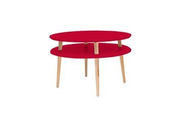 UFO Couchtisch Dmr. 70cm x Höhe 45cm - Rot