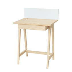 Luka Eschenholz Schreibtisch 65x50cm mit Schublade