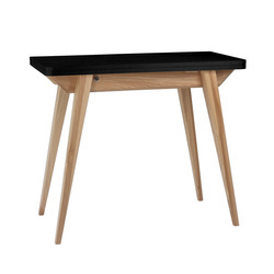 ENVELOPE Extendable Console Table 45x90cm Black Ash Legs