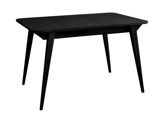 Uitschuifbare eettafel Envelope BOLD 120x80cm, Zwart gebeitst essen