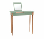 MAMO Dressing Table with Mirror 65x35cm Sage Green