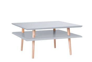 SQUARE low Coffee Table 68x68x35cm - Dark Grey