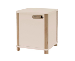 ASHME Desk Cabinet W 42 x D 42 x H 48cm - Brown Beige