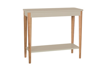 ASHME Console Table 85x35cm - Brown Beige