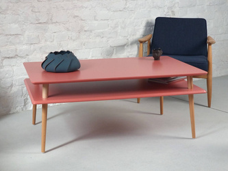 KORO HIGH Coffee Table W110 x D70cm Antique Pink