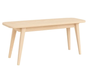 Banc 120x32x45 cm ENVELOPE Frêne