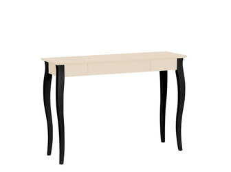 LILLO Writing Desk 105x40cm Black Legs / Chalk