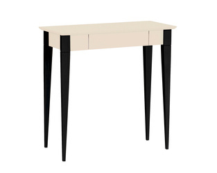 MIMO Writing Desk 85x40cm Black Legs Chalk White