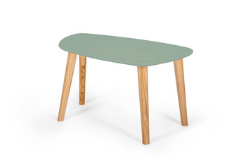 Endocarp Coffee Table 68x41x40cm - Sage Green / Ashwood