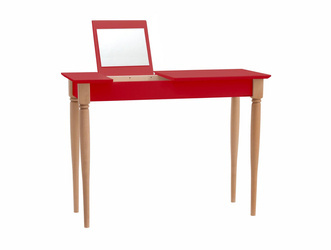 MAMO Dressing Table with Mirror - 105x35cm Red