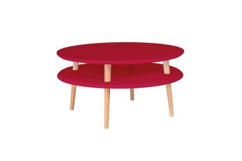 Table basse UFO diam. 70cm x hauteur 35cm - Rouge