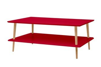 KORO LOW Table basse 110x70cm - Rouge