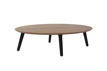 Table basse Contrast OVO 110x70x31cm - Pieds noirs