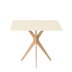 Rectangular Dining Table JUBI 55x80cm Chalk White