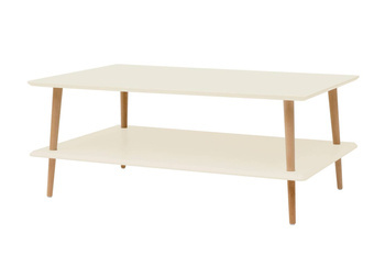 KORO LOW Coffee Table W110 x D70cm Chalk White