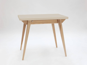 ENVELOPE Extendable Dining Table 90x65cm Chalk White