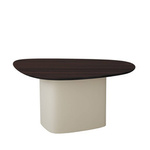 Cells Mini Coffee Table 90x55xH45cm Brown Beige Walnut