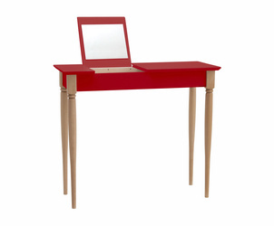 MAMO Dressing Table with Mirror - 85x35cm Red