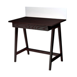 Bureau LUKA 85x50cm avec 2 Tiroirs Noyer