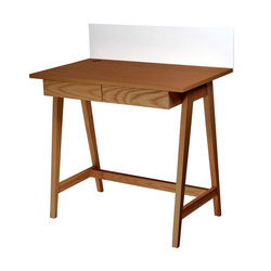 Bureau LUKA 85x50cm avec 2 Tiroirs Chêne