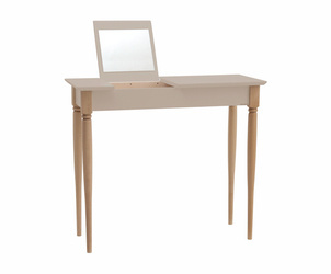MAMO Dressing Table with Mirror 85x35cm Brown Beige