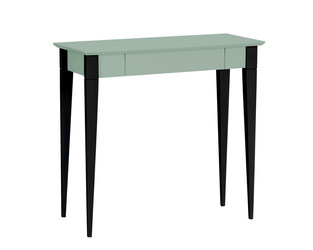 MIMO Schreibtisch 85x40cm Schwarze Beine Salbeigrün