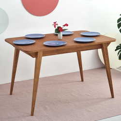 Uitschuifbare eettafel Envelope BOLD 120x80cm, Eiken