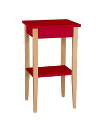 ENTLIK Bedside Table 40x35x70cm - Red