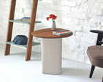 Cells Mini Coffee Table 50x50xH50cm Brown Beige Dąb