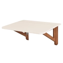 KLAPP Opklapbare wandtafel 60x70cm Eik Krijtwit