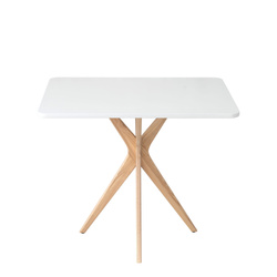 Rectangular Dining Table JUBI 55x80cm White