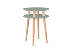 UFO Side Table diam. 45cm x H 61cm Sage Green