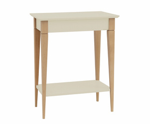 MIMO Console Table with Shelf 65x35cm Chalk White