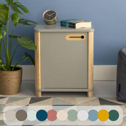 ASHME Desk Cabinet W 42 x D 42 x H 48cm - Dark Grey