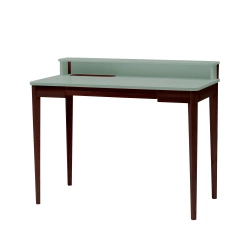 Writing Desk Ashme Keyboard Drawer, Walnut Sage Green