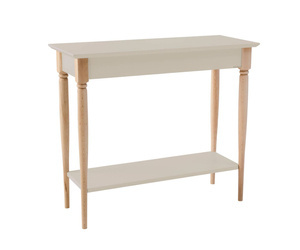 MAMO Console Table 85x35cm Brown Beige