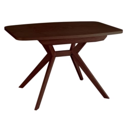Oval dining table BIJU FIN 120x80 Walnut