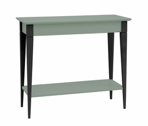 MIMO Console Table 85x35cm Black Legs Sage Green