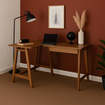 LUKA Corner Desk W 115cm x D 85cm Oak Left Side