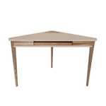  ASHME Corner Desk 114x85x85cm - Brown Beige