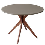 JUBI BOLD Ronde Eettafel 110cm Eik Bever Bruin